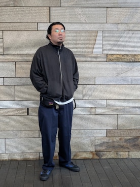 「JOURNAL STANDARD（ジャーナルスタンダード）のアイテム（ブルゾン、グレー系）」を使った、dama941さん（メンズ・177cm）の秋コーディネート