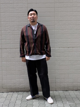 「アイテム（チノパンツ）」を使った、dama941さん（メンズ・177cm・40代）の秋コーディネート