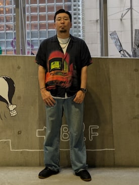 「アイテム（トップス）」を使った、dama941さん（メンズ・177cm・40代）の夏コーディネート