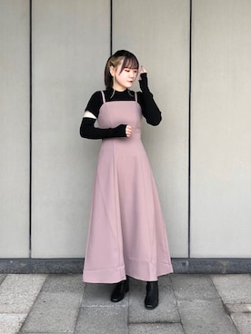 SET2点ボレロ+シャーリングキャミワンピースを使った人気 SET2点ボレロ+シャーリングキャミワンピースを使った人気