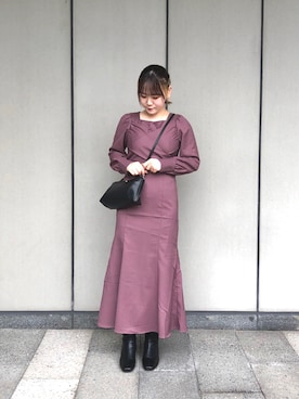 ひろみさん（レディース・162cm）の秋コーディネート