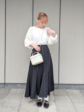 「ステッチ」｜ひろみさん（レディース・162cm）の春コーディネート