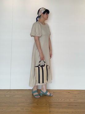 「テチチ(Te chichi)」｜「アイテム（ワンピース/ドレス）」を使った、Momokoさん（レディース・168cm）の夏コーディネート