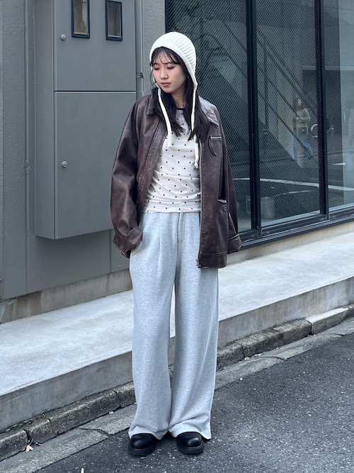 スウェットタックパンツ（スウェットパンツ）｜Ungrid（アングリッド