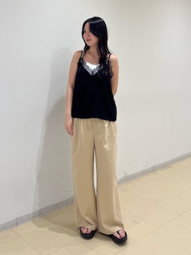 齊藤季梨さん（レディース・164cm）の夏コーディネート