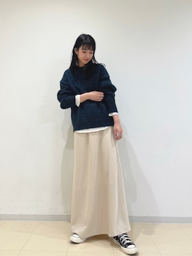 齊藤季梨さん（レディース・164cm）の秋コーディネート