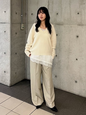 齊藤季梨さん（レディース・164cm）の冬コーディネート