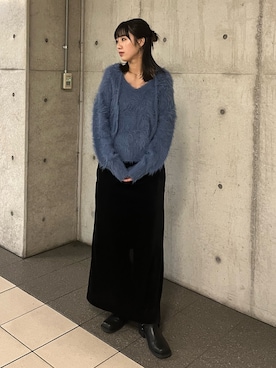 齊藤季梨さん（レディース・164cm）の冬コーディネート