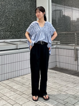 齊藤季梨さん(レディース・164cm)の夏コーディネート