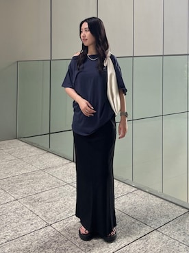 齊藤季梨さん(レディース・164cm)の夏コーディネート