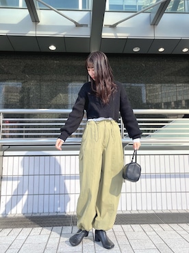 齊藤季梨さん（レディース・164cm）の冬コーディネート