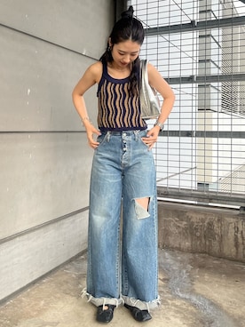 齊藤季梨さん（レディース・164cm）の春コーディネート