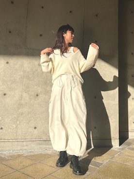 齊藤季梨さん（レディース・164cm）の冬コーディネート