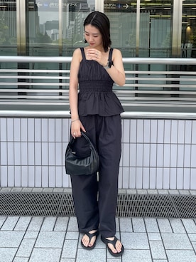 齊藤季梨さん(レディース・164cm)の夏コーディネート