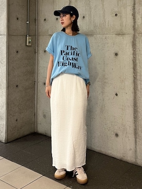 齊藤季梨さん（レディース・164cm）の夏コーディネート