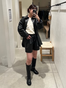 齊藤季梨さん（レディース・164cm）の冬コーディネート