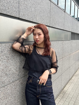 齊藤季梨さん(レディース・164cm)の夏コーディネート