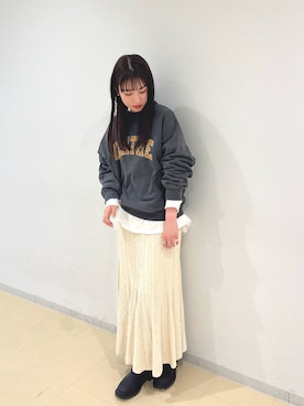 齊藤季梨さん（レディース・164cm）の冬コーディネート