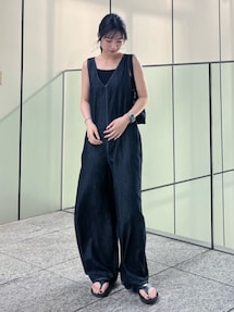 【ジュン】バックオープンデニムサロペット バックオープンデニムサロペット｜アングリッド（Ungrid