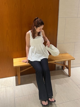 齊藤季梨さん（レディース・164cm）の夏コーディネート