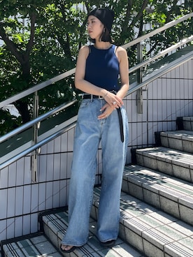 齊藤季梨さん(レディース・164cm)の夏コーディネート