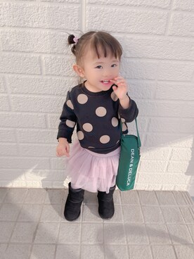 snowsisterさん（キッズ・80cm）の秋コーディネート