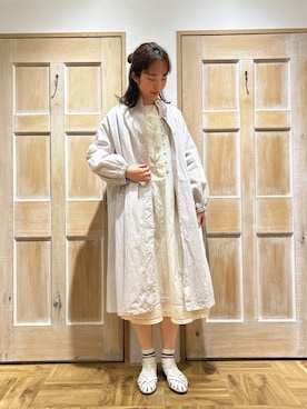 「TSUHARU by Samansa Mos2（ツハルバイサマンサモスモス）のアイテム（その他アウター）」を使った、kahoさん（レディース・169cm）の春コーディネート