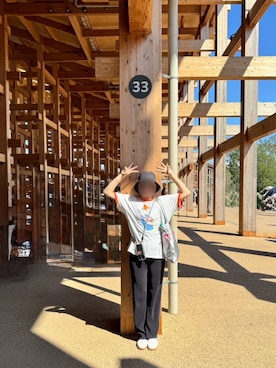 「プリーツパンツ」｜mi398さん（レディース・165cm）の秋コーディネート