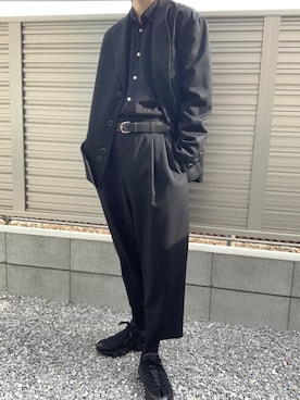 「スニーカー好きと繋がりたい」｜「アイテム（ジャケット/アウター）」を使った、めざしさん（メンズ・175cm）の春コーディネート