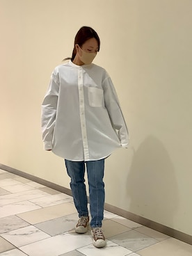 「デニムonデニム」｜BRICK＆SONS 町田東急ツインズ店さん（レディース・158cm）の秋コーディネート