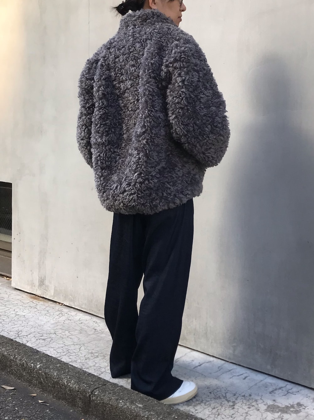 Munich（ミューニック）の「カーリーフェイクファーコクーンブルゾン  