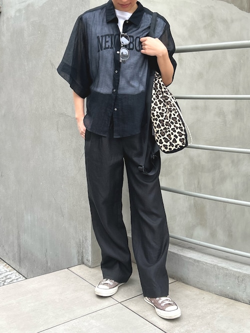 セール】【KOTA CHECK】シャーリングネックシャツ（シャツ