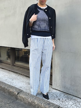 「アイテム（ベスト）」を使った、yuriさん（レディース・162cm）の冬コーディネート