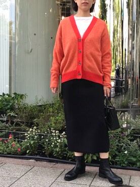 「Munich（ミューニック）のアイテム（バッグ）」を使った、yさん（レディース・162cm）の秋コーディネート