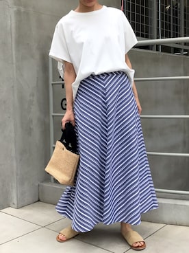 「Munich（ミューニック）のアイテム（バッグ）」を使った、yさん（レディース・162cm）の夏コーディネート