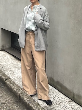 「Munich（ミューニック）のアイテム」を使った、yさん（レディース・162cm）の秋コーディネート