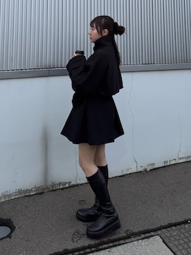 「アイテム（トレンチコート）」を使った、ちひろさん（レディース・153cm）の秋コーディネート