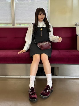 「アイテム（その他シューズ）」を使った、ちひろさん（レディース・153cm）の秋コーディネート