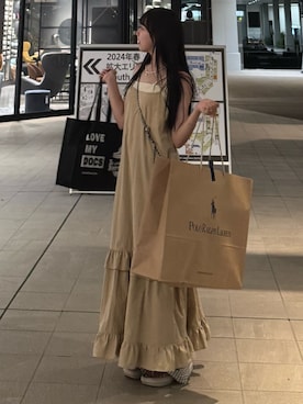 「earth music&ecology（アースミュージックアンドエコロジー）のアイテム」を使った、ちひろさん（レディース・153cm）の秋コーディネート