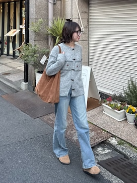 「Silly（シリー）のアイテム」を使った、ちひろさん（レディース・153cm）の春コーディネート