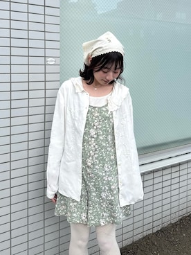 「CELINE（セリーヌ）のアイテム」を使った、ちひろさん（レディース・153cm）の春コーディネート