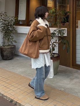 ちひろさん（レディース・153cm）の冬コーディネート