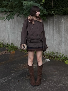 「Cider（Cider）のアイテム」を使った、ちひろさん（レディース・153cm）の秋コーディネート