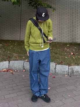 「無印良品」｜ちひろさん（レディース・153cm）の秋コーディネート
