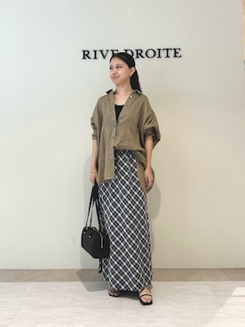 「RIVEDROITE」｜hirokoさん（レディース・158cm）の夏コーディネート