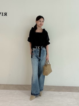 「アイテム（その他シューズ）」を使った、hirokoさん（レディース・158cm）の夏コーディネート