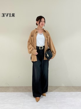 「アイテム（その他アウター）」を使った、hirokoさん（レディース・158cm）の夏コーディネート