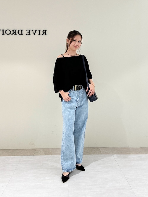 【MONN.:. （モン）】LOOSE KNIT Tee
