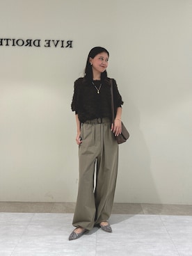 「アイテム（パンプス）」を使った、hirokoさん（レディース・158cm）の夏コーディネート