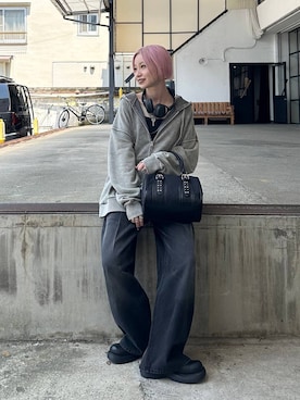 「アイテム（パーカー）」を使った、みきのすけさん（レディース・160cm・30代）の夏コーディネート